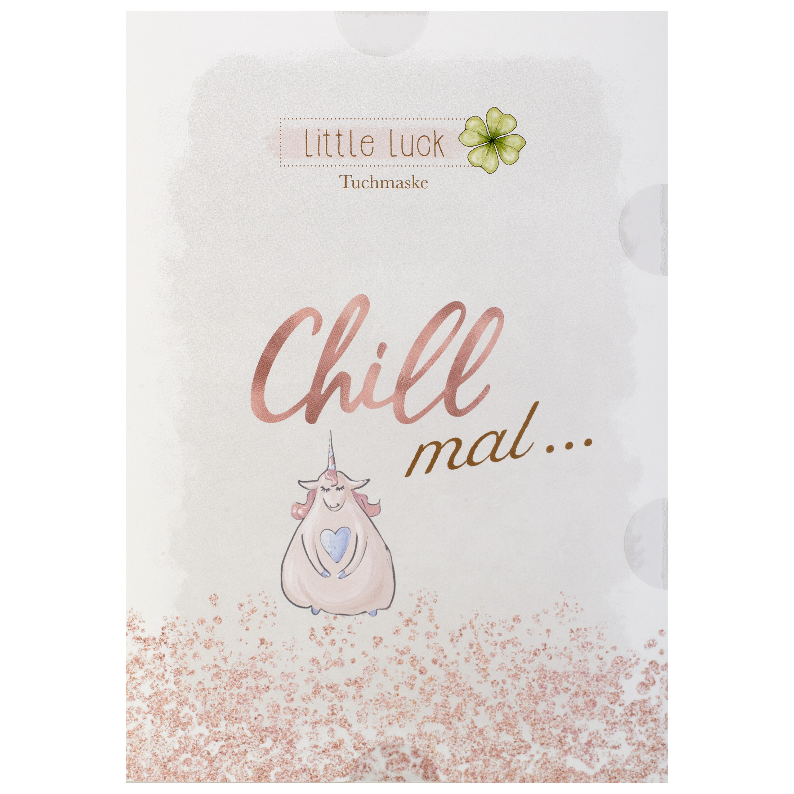 Little Luck Set Tuchmaske, 24 Stk, 8-fach sort
