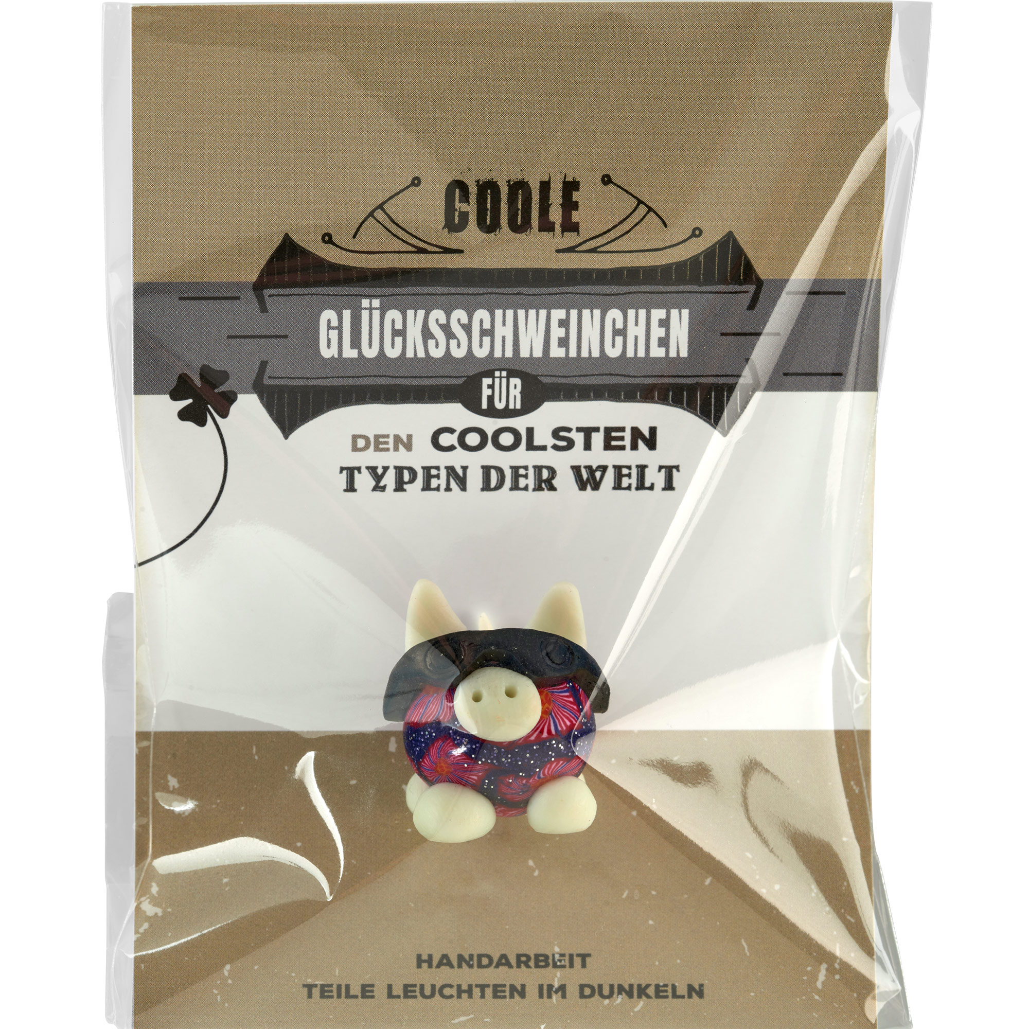 Set Glücksschwein, 21 Stk, 3-fach sort