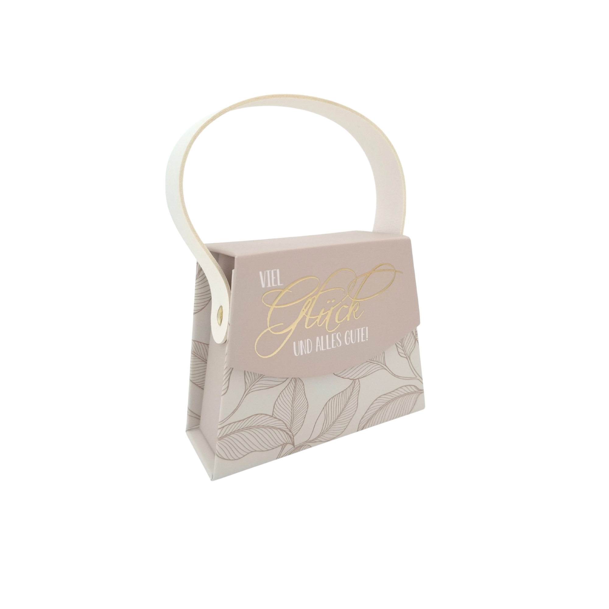 Mini Handtaschen-Geschenkschachtel, Alles Gute