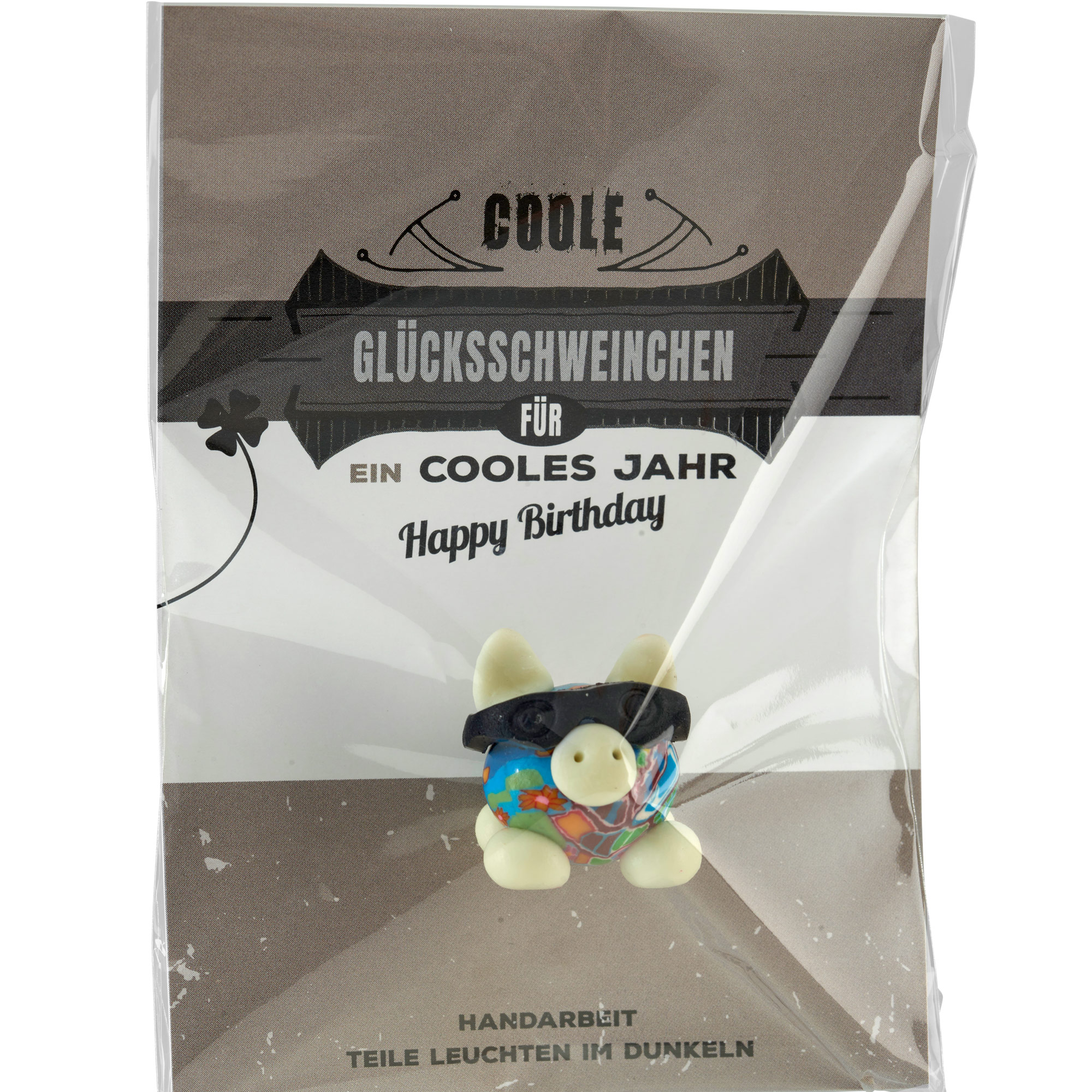Set Glücksschwein, 21 Stk, 3-fach sort