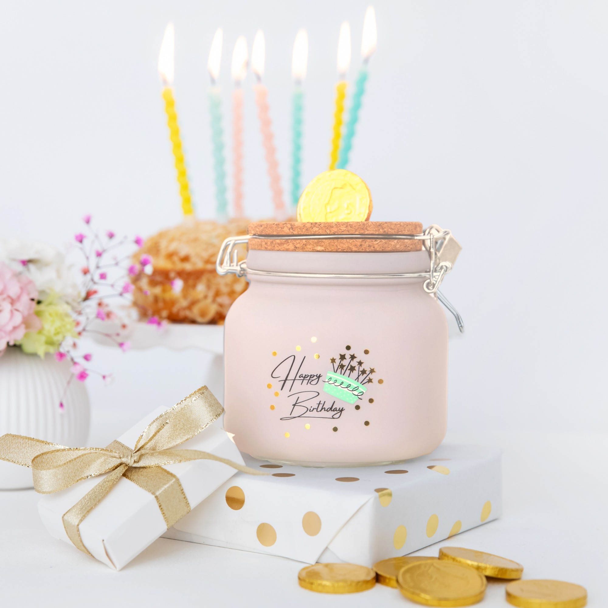 VE Sparglas Happy Birthday trendy