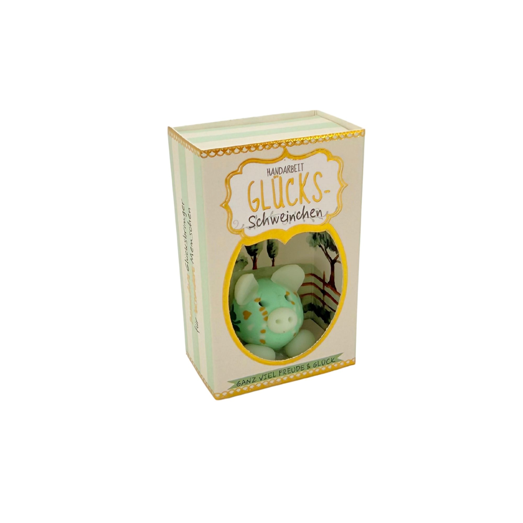 SET Glücksschweinchen in Schächtelchen, 40 Stk, 5-fach sort