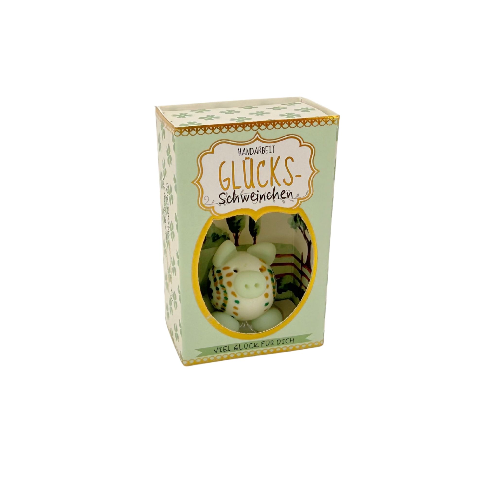 SET Glücksschweinchen in Schächtelchen, 40 Stk, 5-fach sort