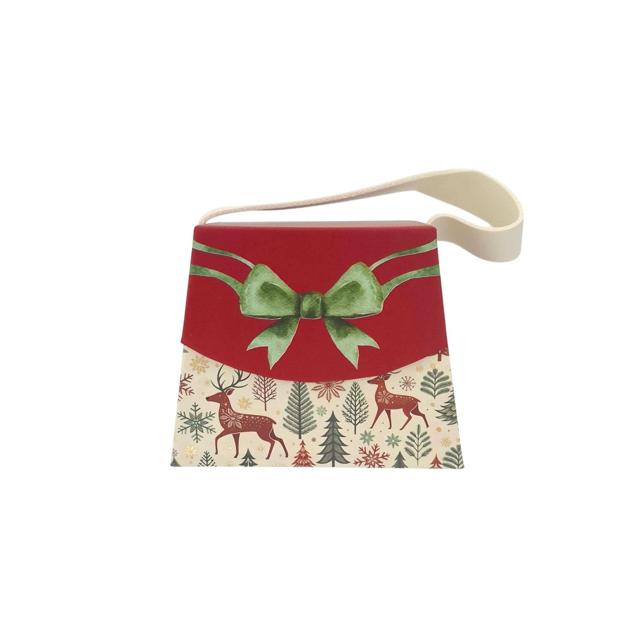SET MINI Handtaschen-Geschenkschachtel Weihnachten, 12 Stk.