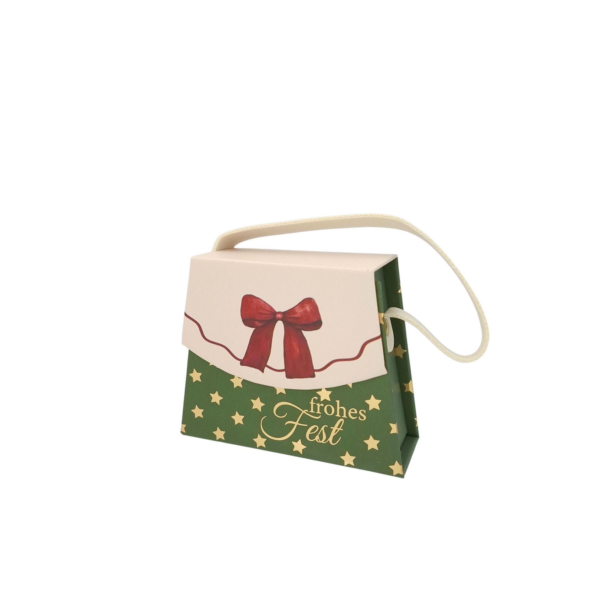 SET MINI Handtaschen-Geschenkschachtel Weihnachten, 12 Stk.