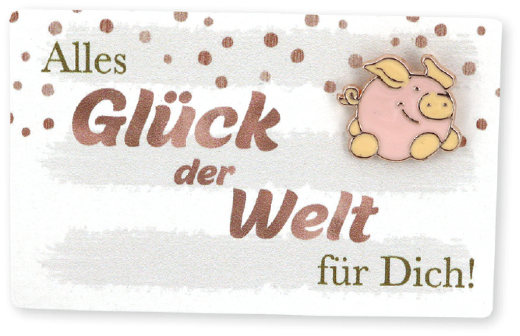 Little Luck Set Glücksanstecker,32 Stk, 8-fach Pins