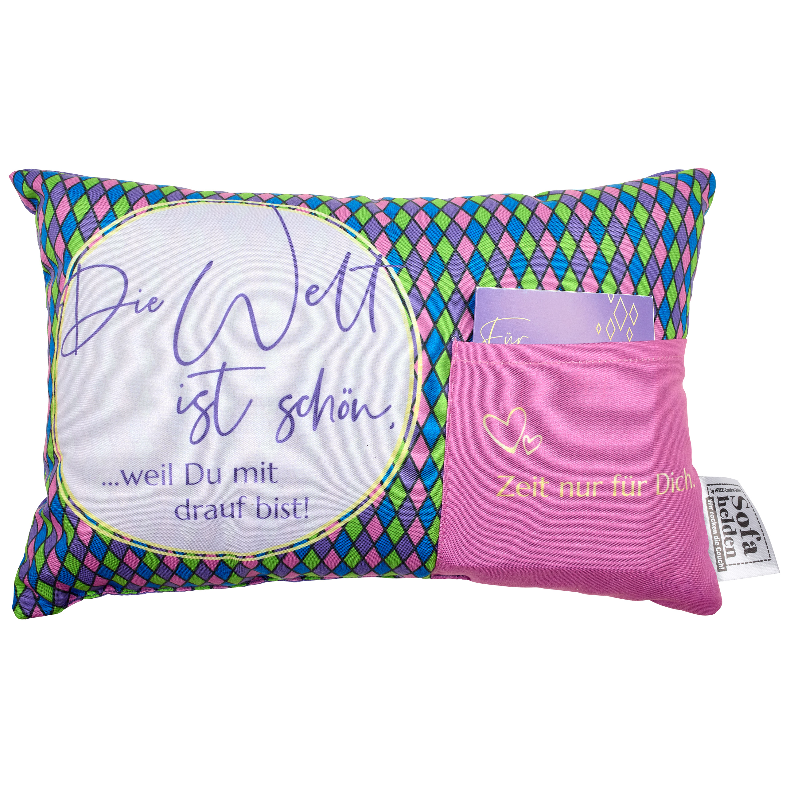 SET Geschenk-Kissen mit Karte, 27 Stk, 9-fach sort