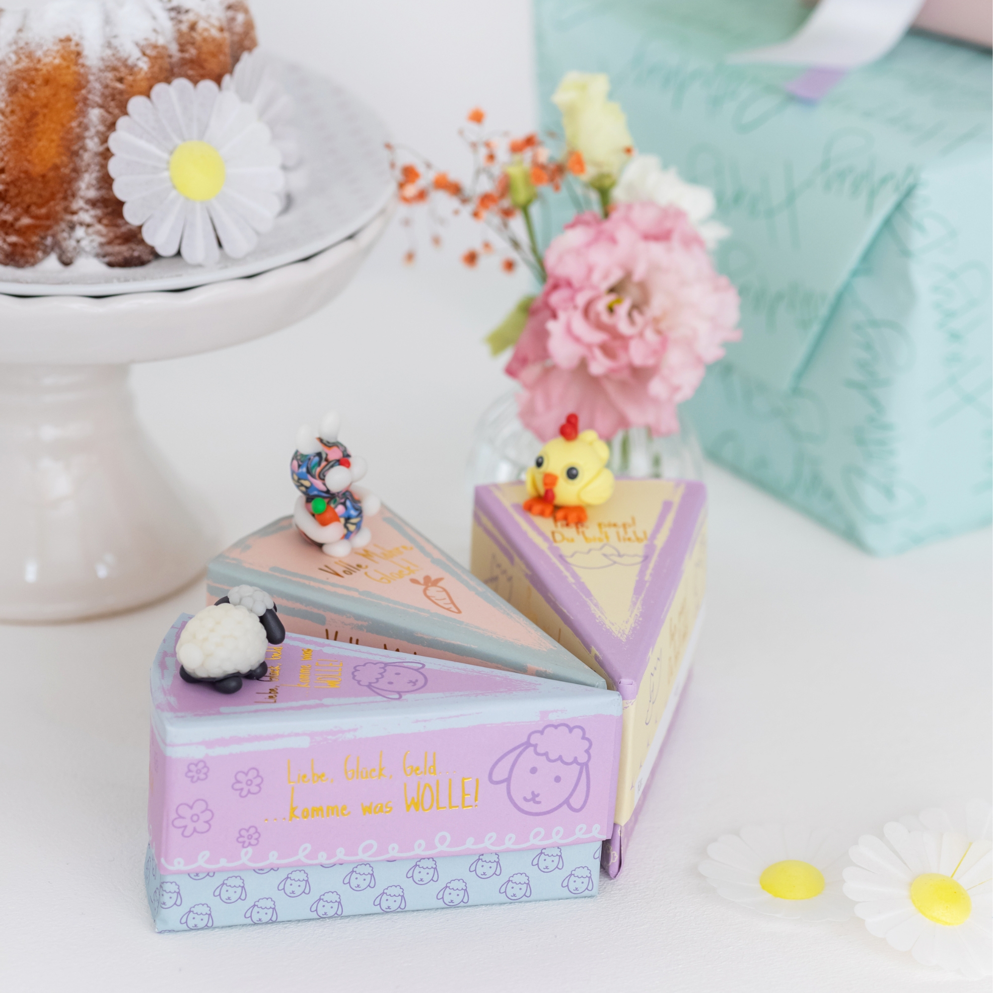 Frühlingsboten Geschenkschachtel, 3- fach sort