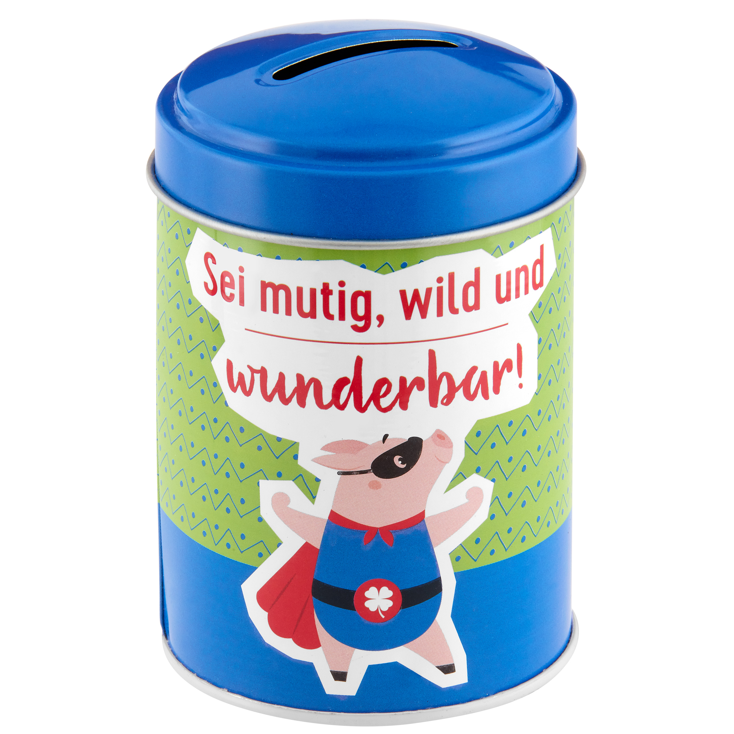 SET Spardosen "Glückshelden" 16 st, 4-fach sort