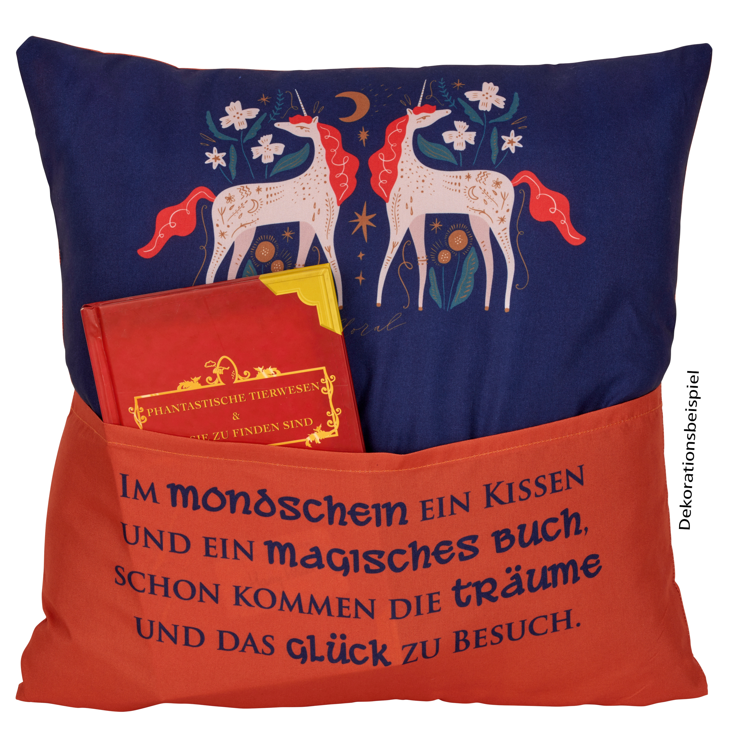 Sofahelden Lesekissen Im Mondschein... mit Taschen und Deko