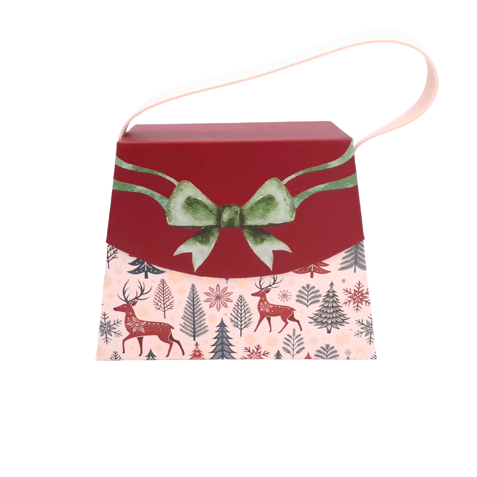 Handtaschen-Geschenkschachtel Weihnachts-Freude
