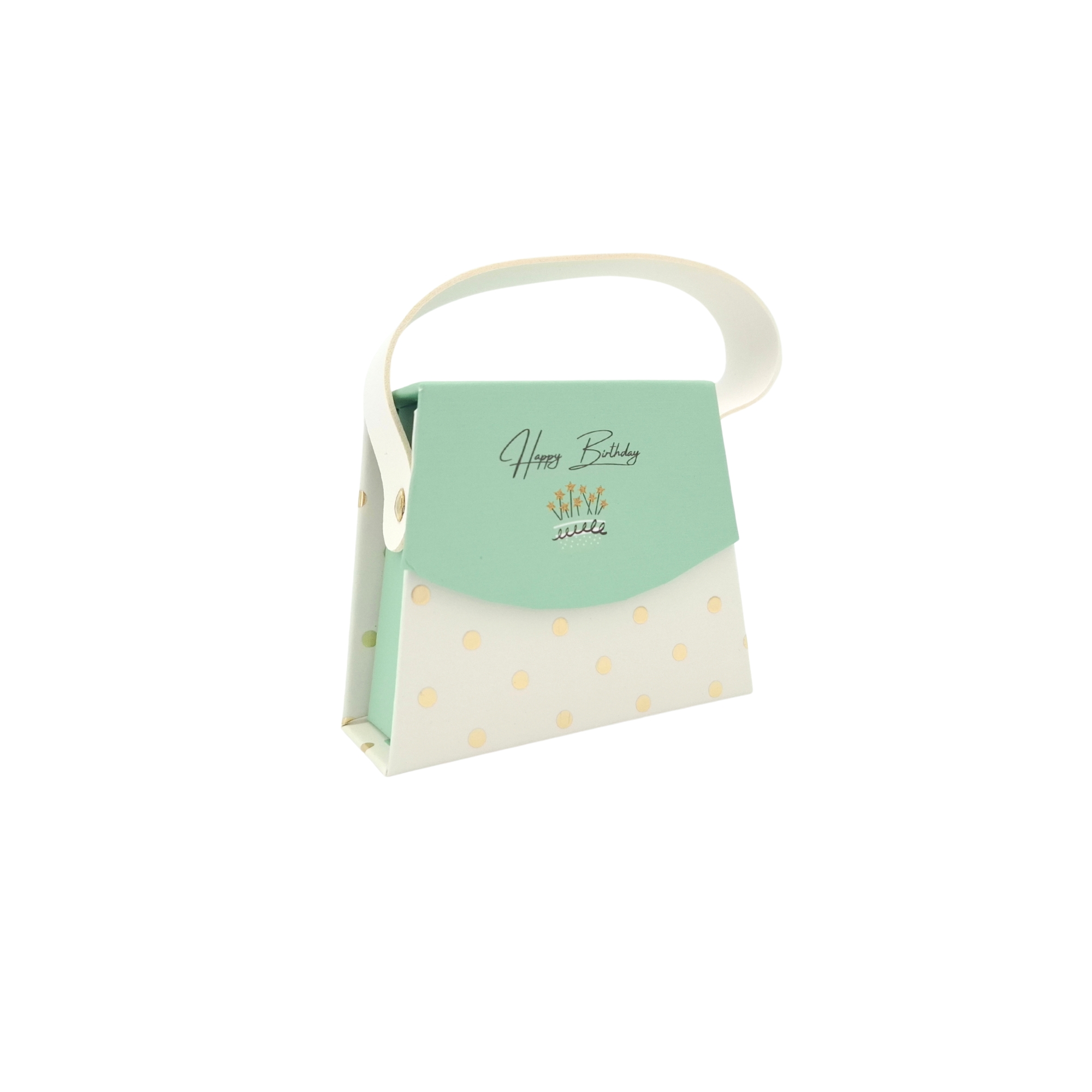 Mini Handtaschen-Geschenkschachtel, Happy Birthday