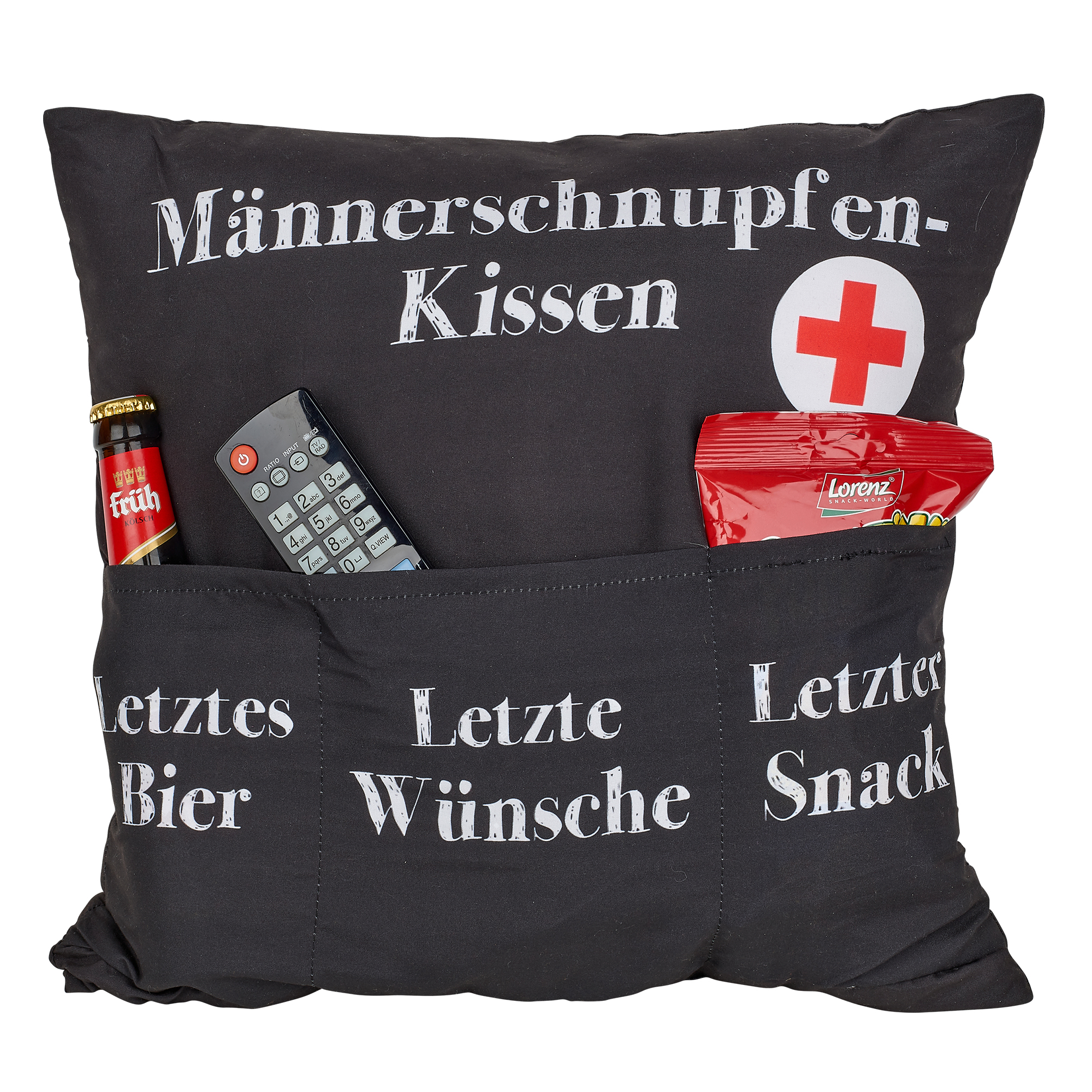 Sofahelden Kissen  Männerschnupfen