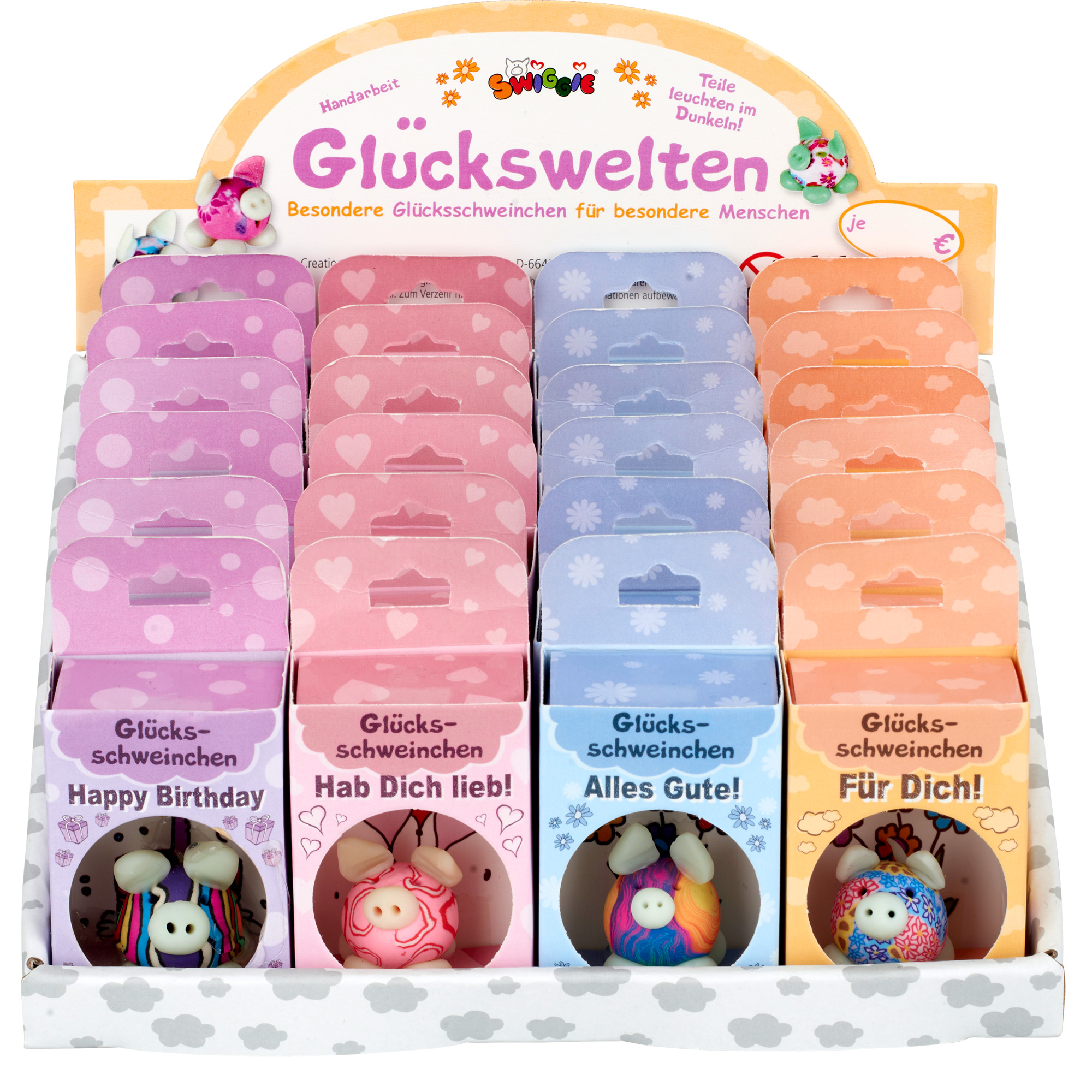 Glückswelten-Set, Anlässe, 24 Stk, sort