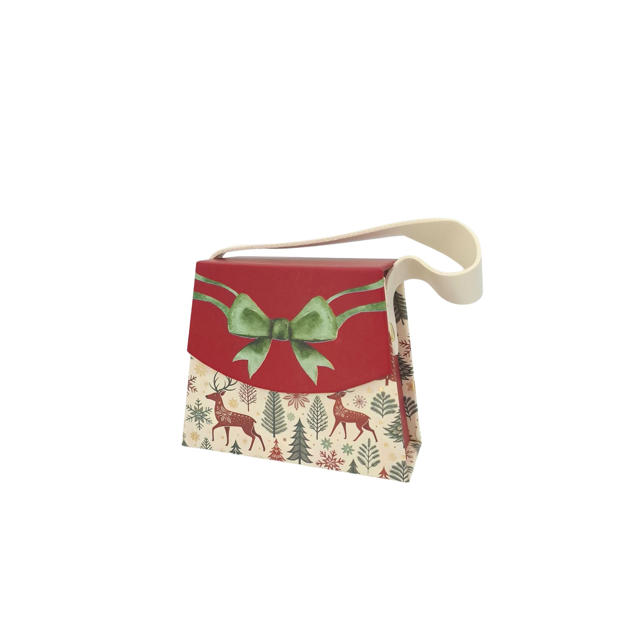 SET MINI Handtaschen-Geschenkschachtel Weihnachten, 12 Stk.