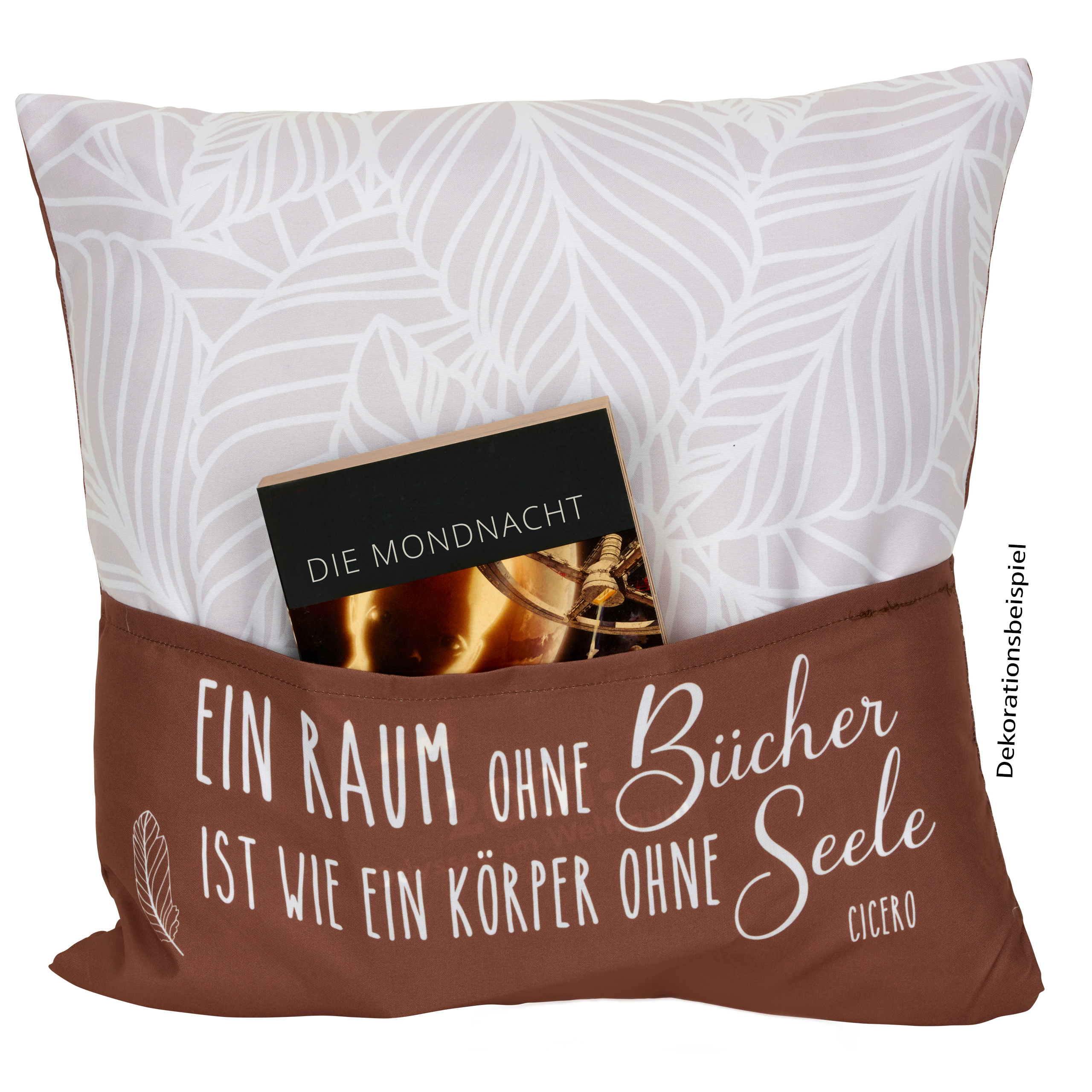 Sofahelden Lesekissen Ein Raum ohne Buch mit Taschen und Deko