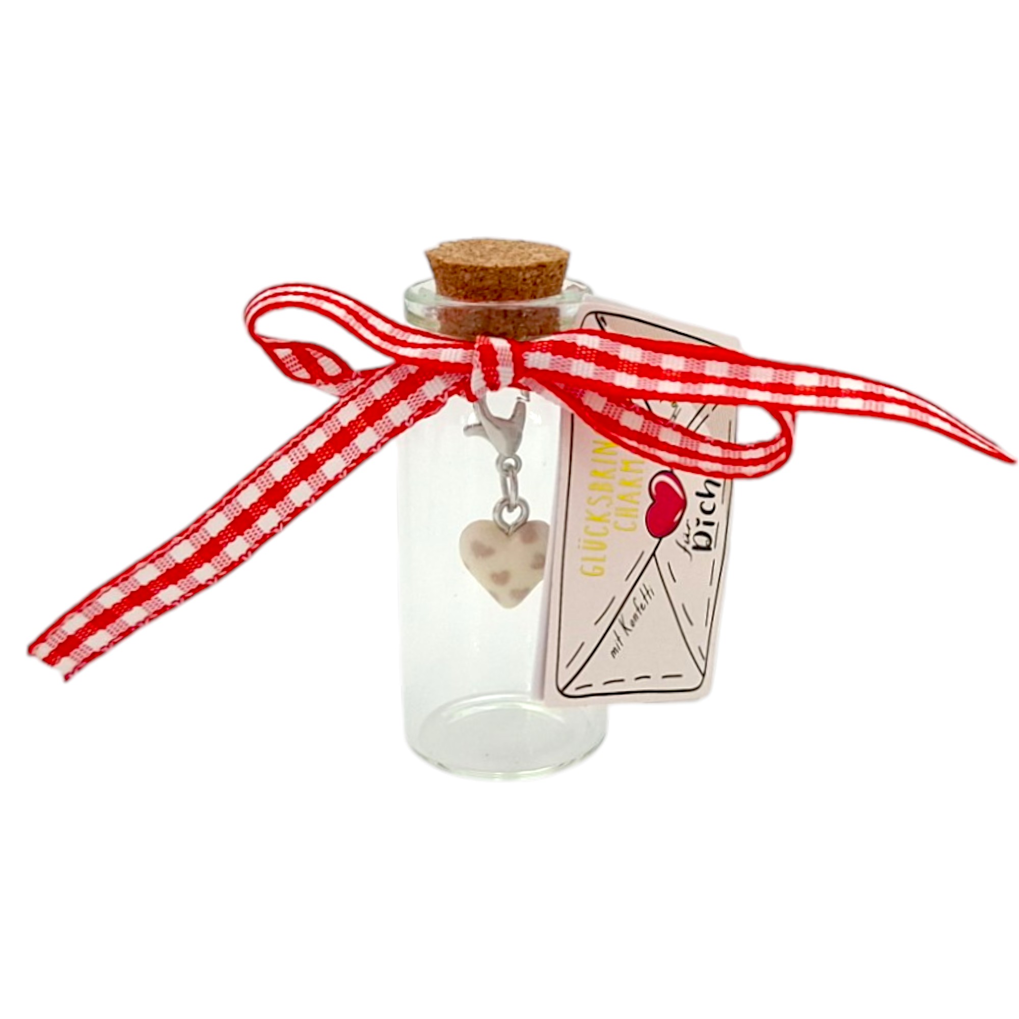 SET Charms Liebe im Fläschchen im Display, 25 Stk. sort
